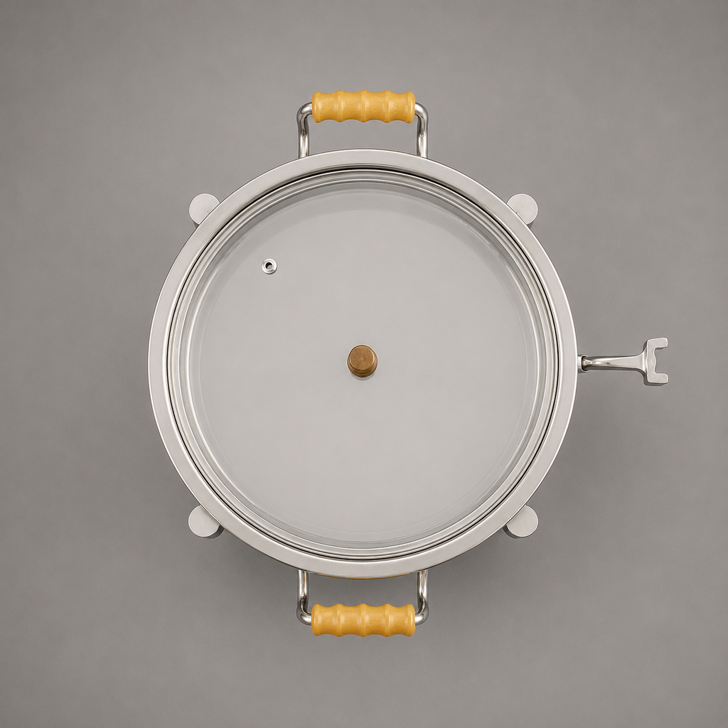 Classic Roll-Top Round Chafer