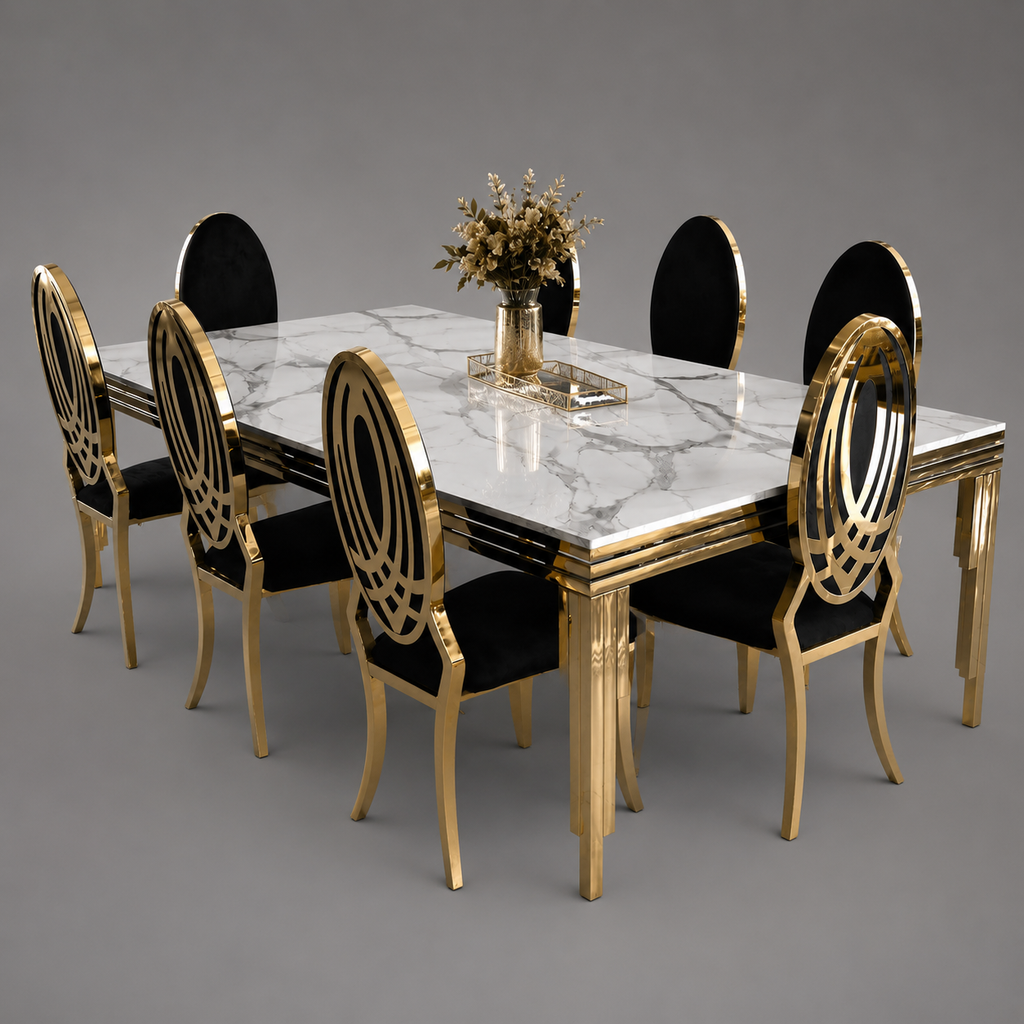 Modern Baroque Dining Set