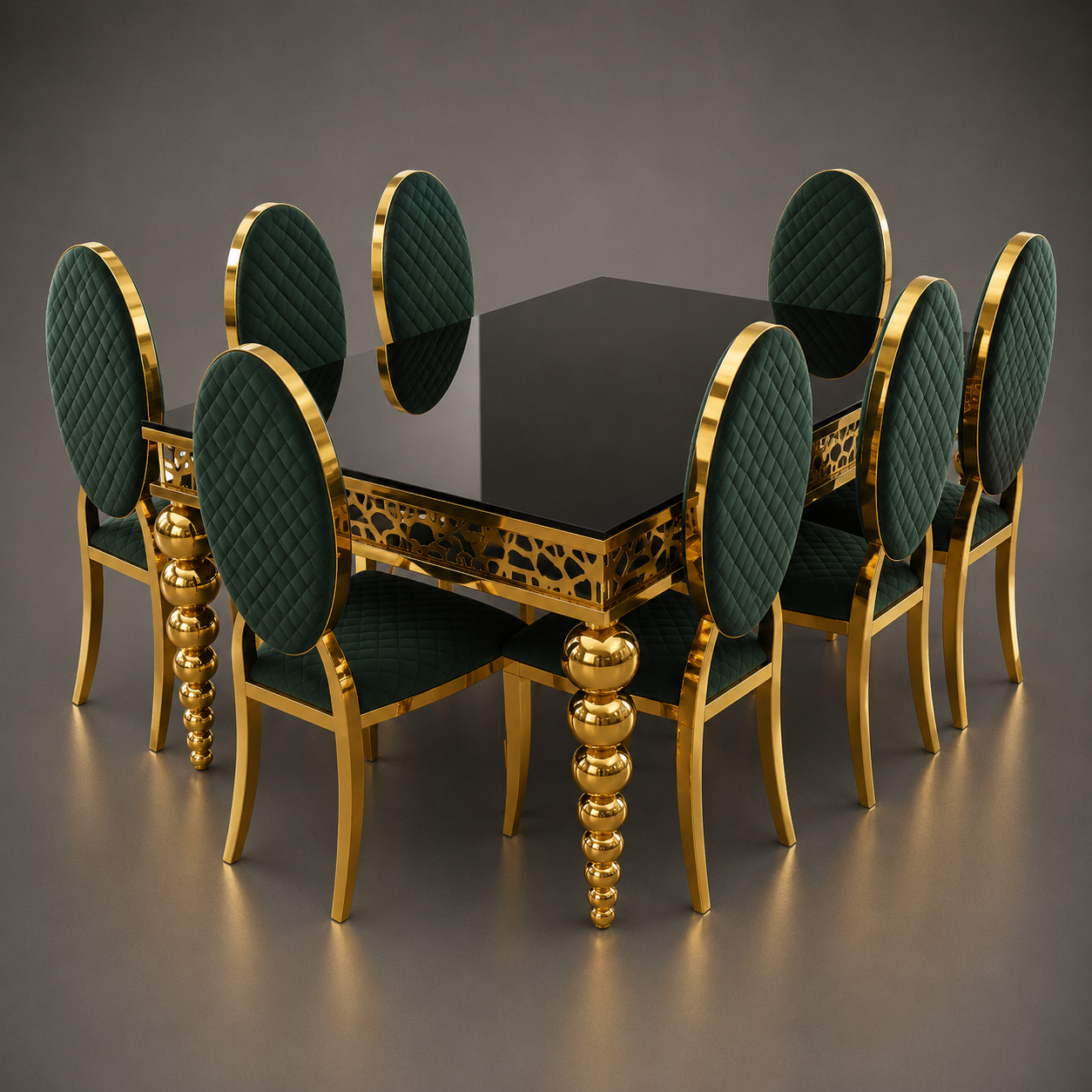 Stacked Ball Luxury Dining Set