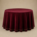 Burgundy Velvet Premium Table Linen
