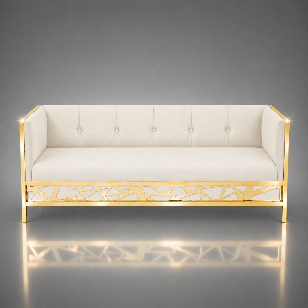 Abstract Triangle Pattern Sofa