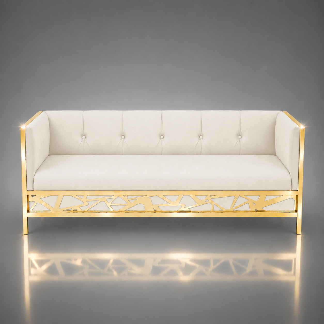Abstract Triangle Pattern Sofa