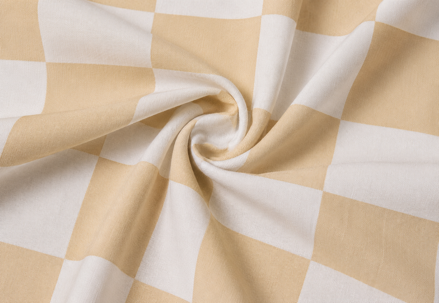 Ivory Check Banquet Table Linen