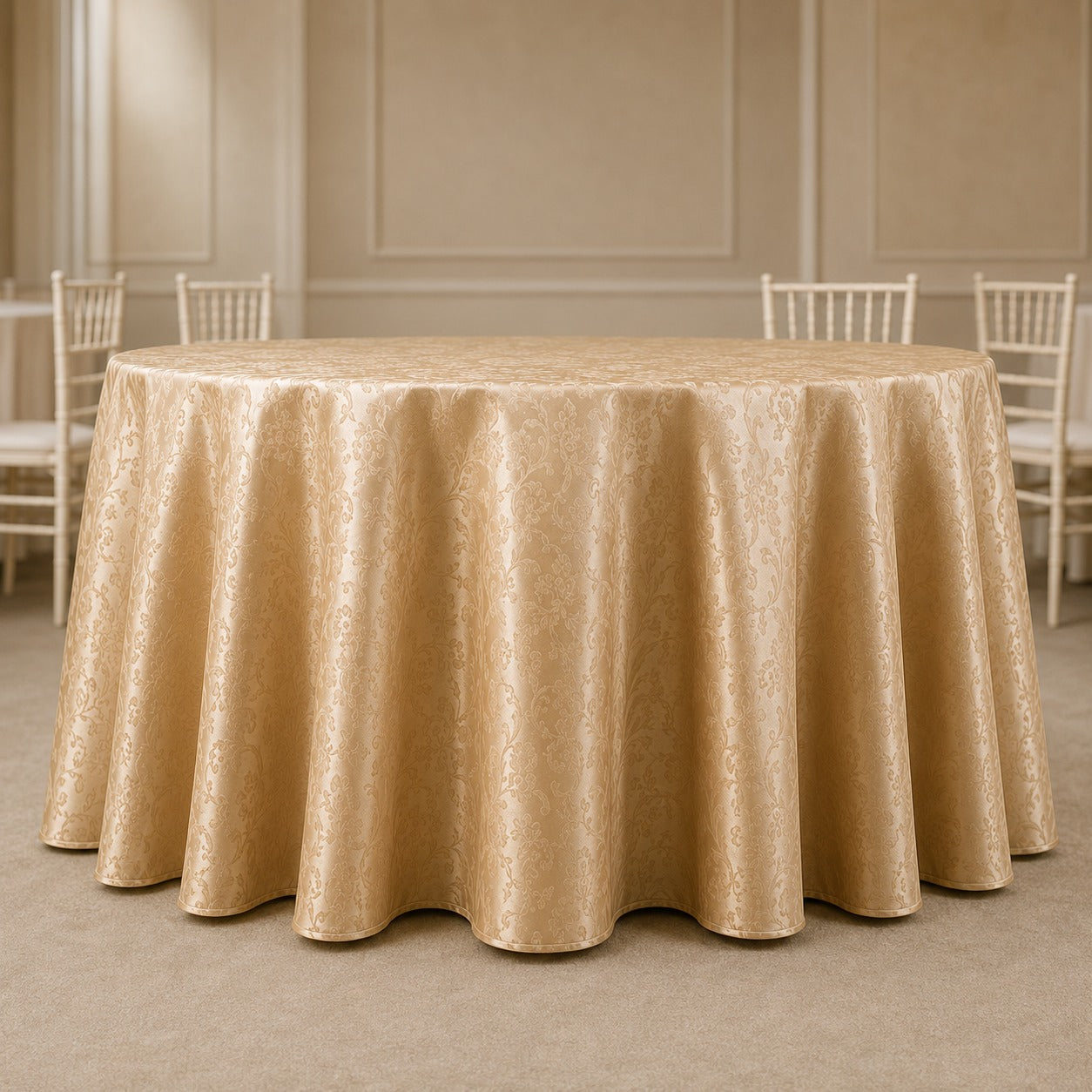 Royal Gold Damask Table Linen