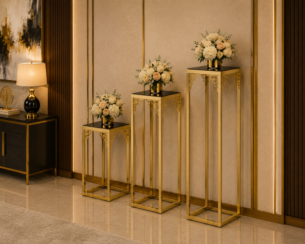 Luxury Flower Stand Deco (Set of 3)