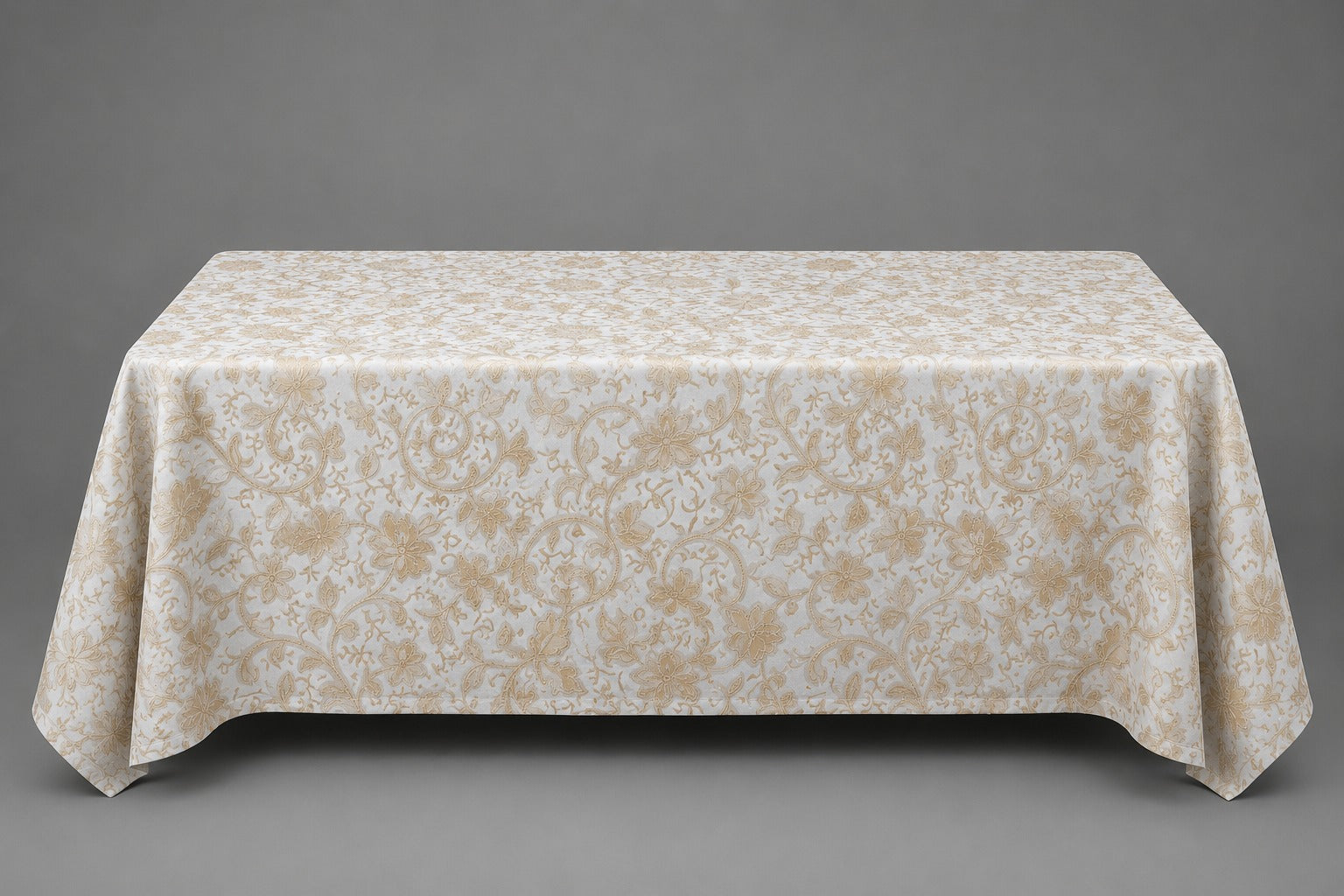 Ivory Floral Vine Table Linen