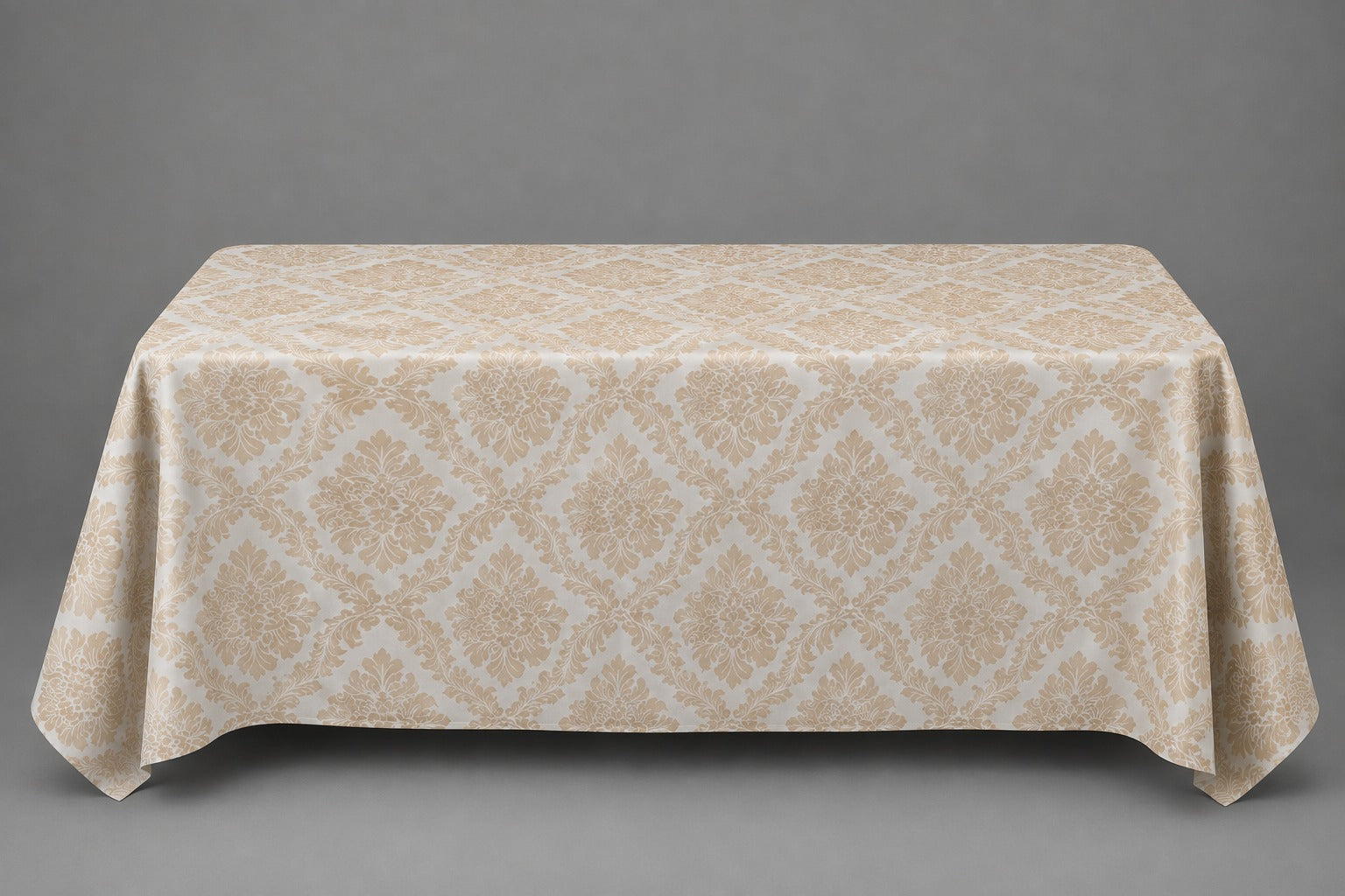 Champagne Classic Damask Table Linen