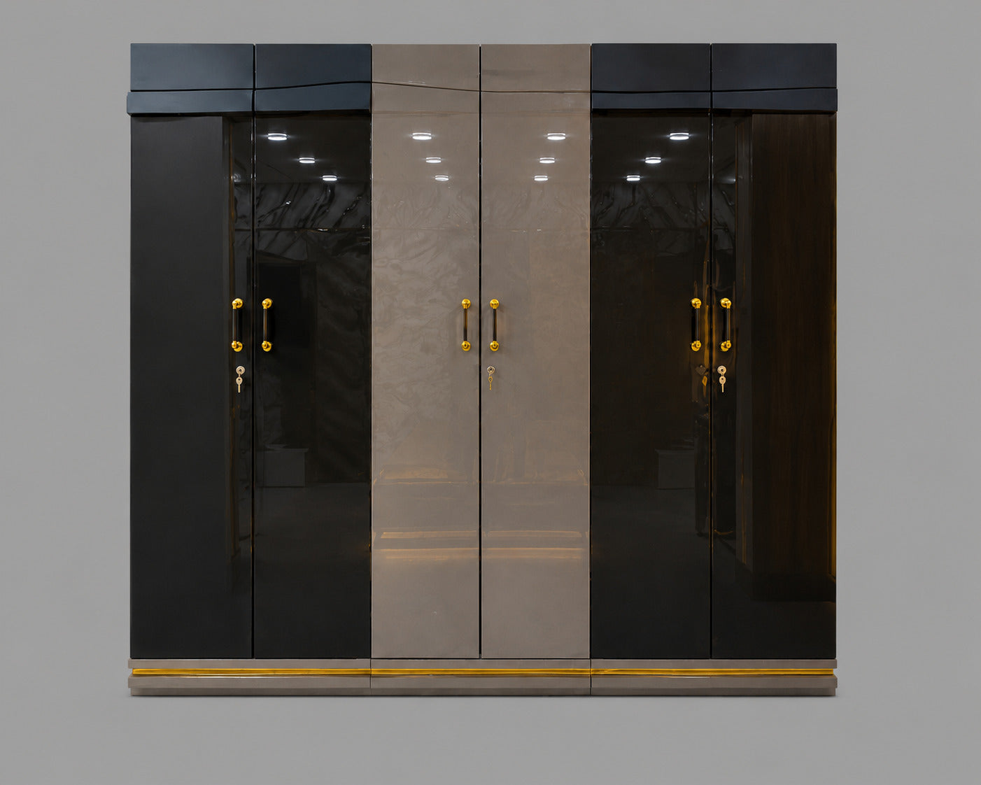 Midnight Gold Executive Bedroom Set