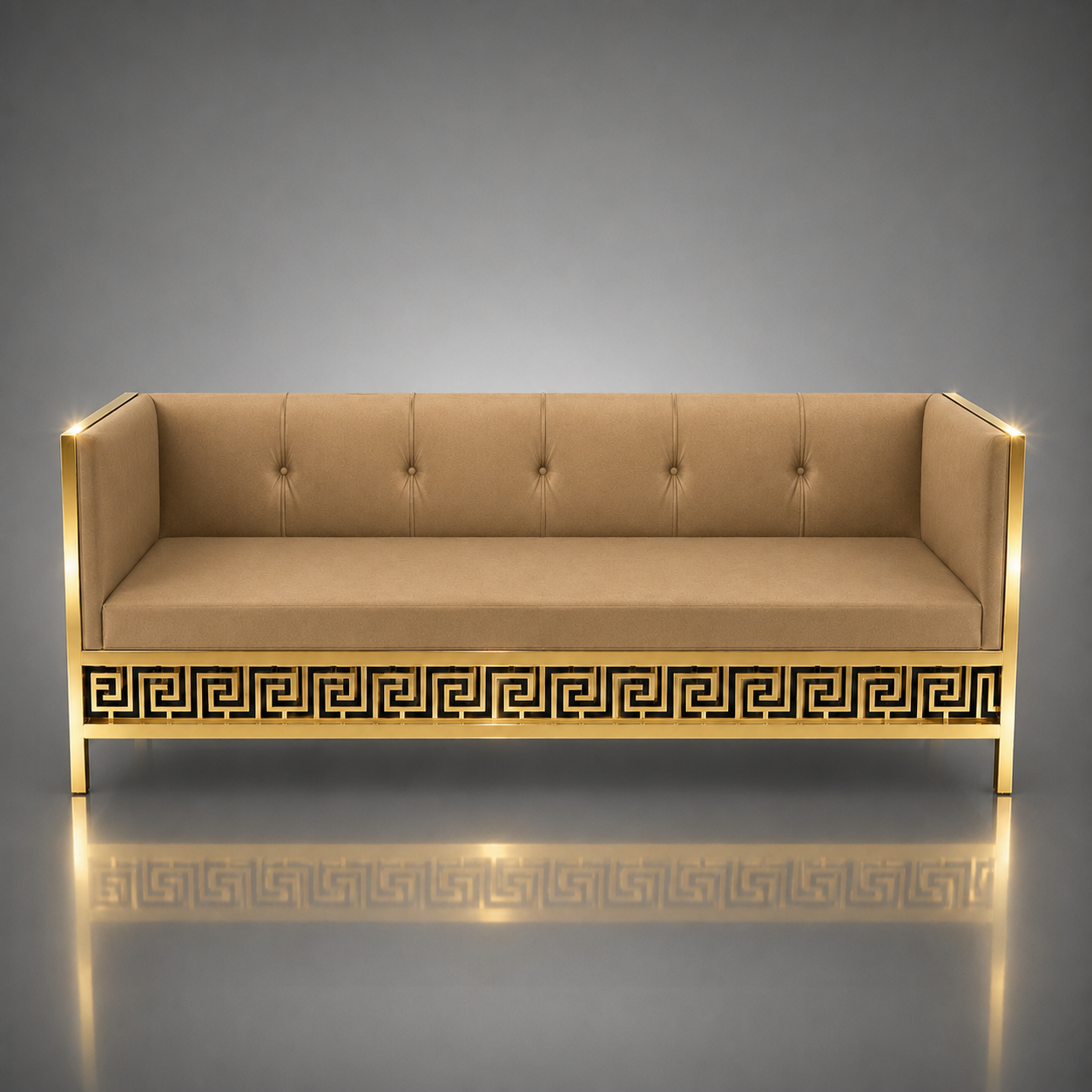 Greek Key Pattern Sofa