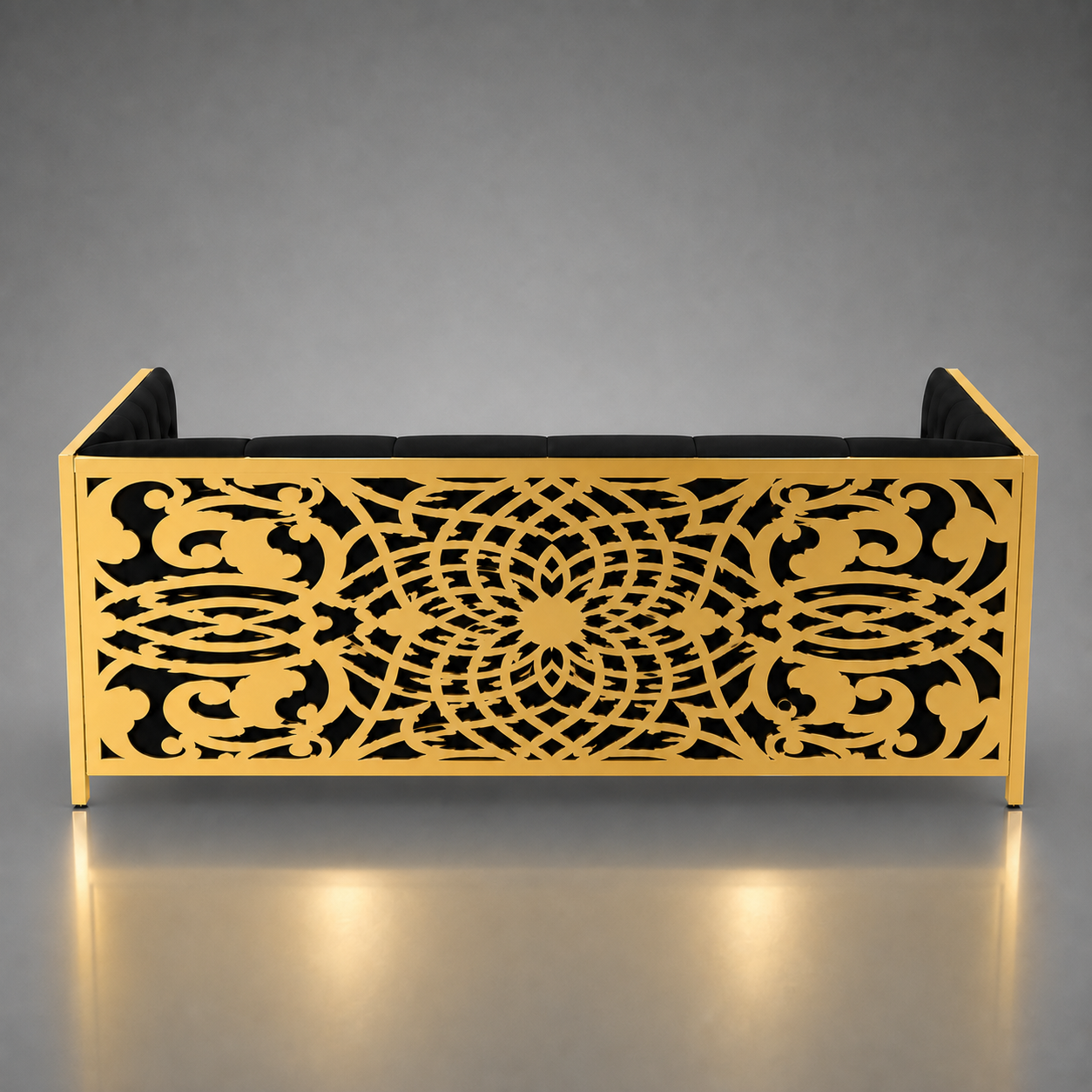 Arabesque Pattern 3 Seater Sofa