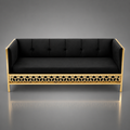 3D Isometric Cube Pattern Sofa