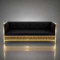 Greek Key Pattern Sofa