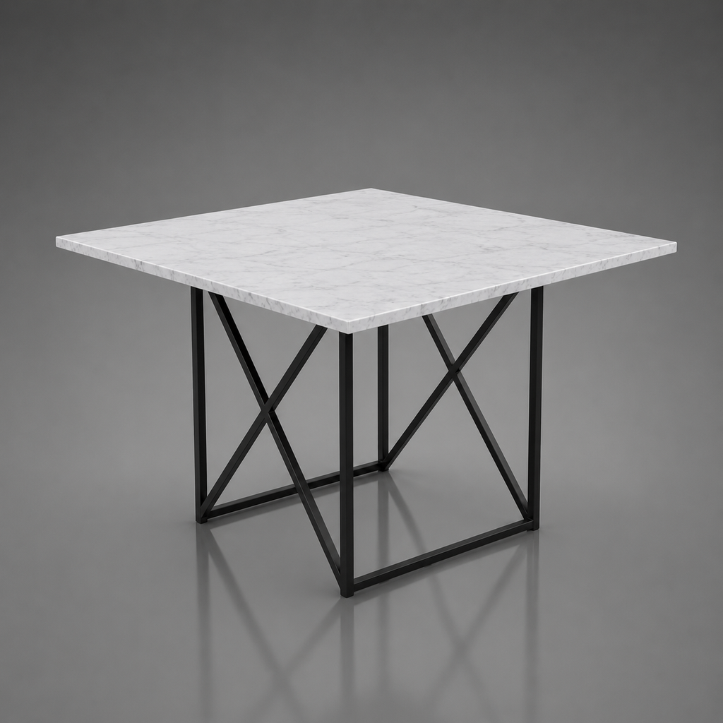 Black X Frame Table