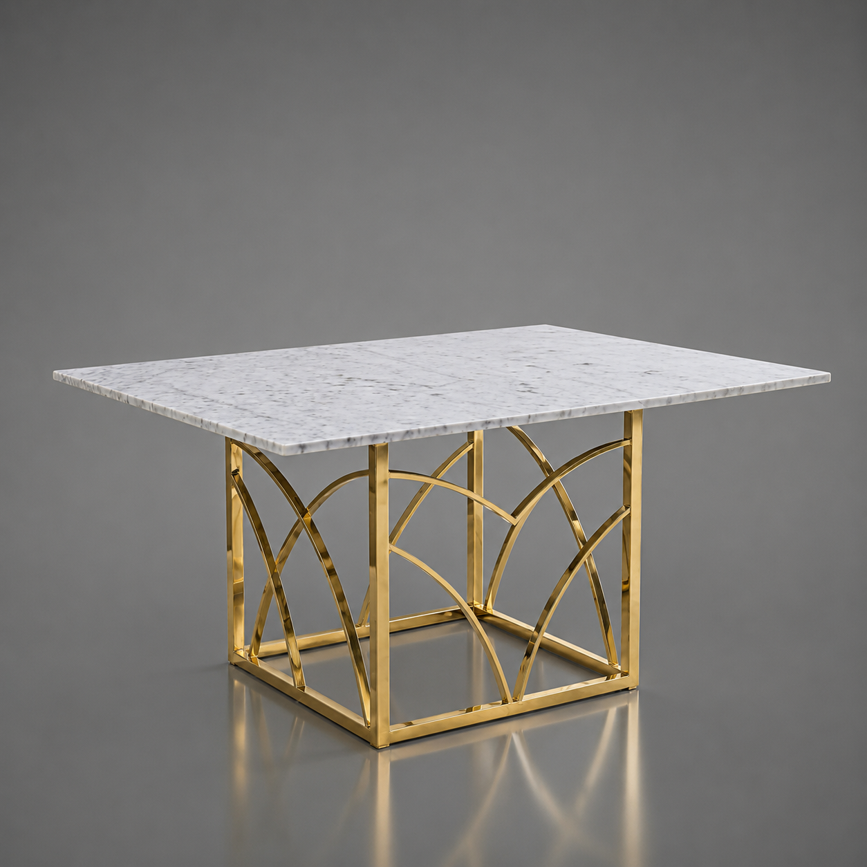 Arched Gold Table