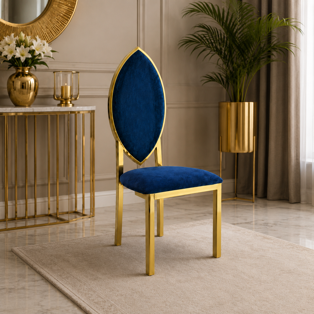Almond Pattern Home Decor Chair