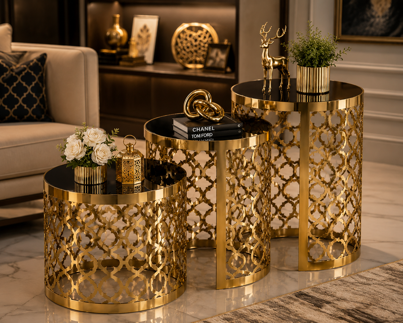 Luxury Pedestal Table