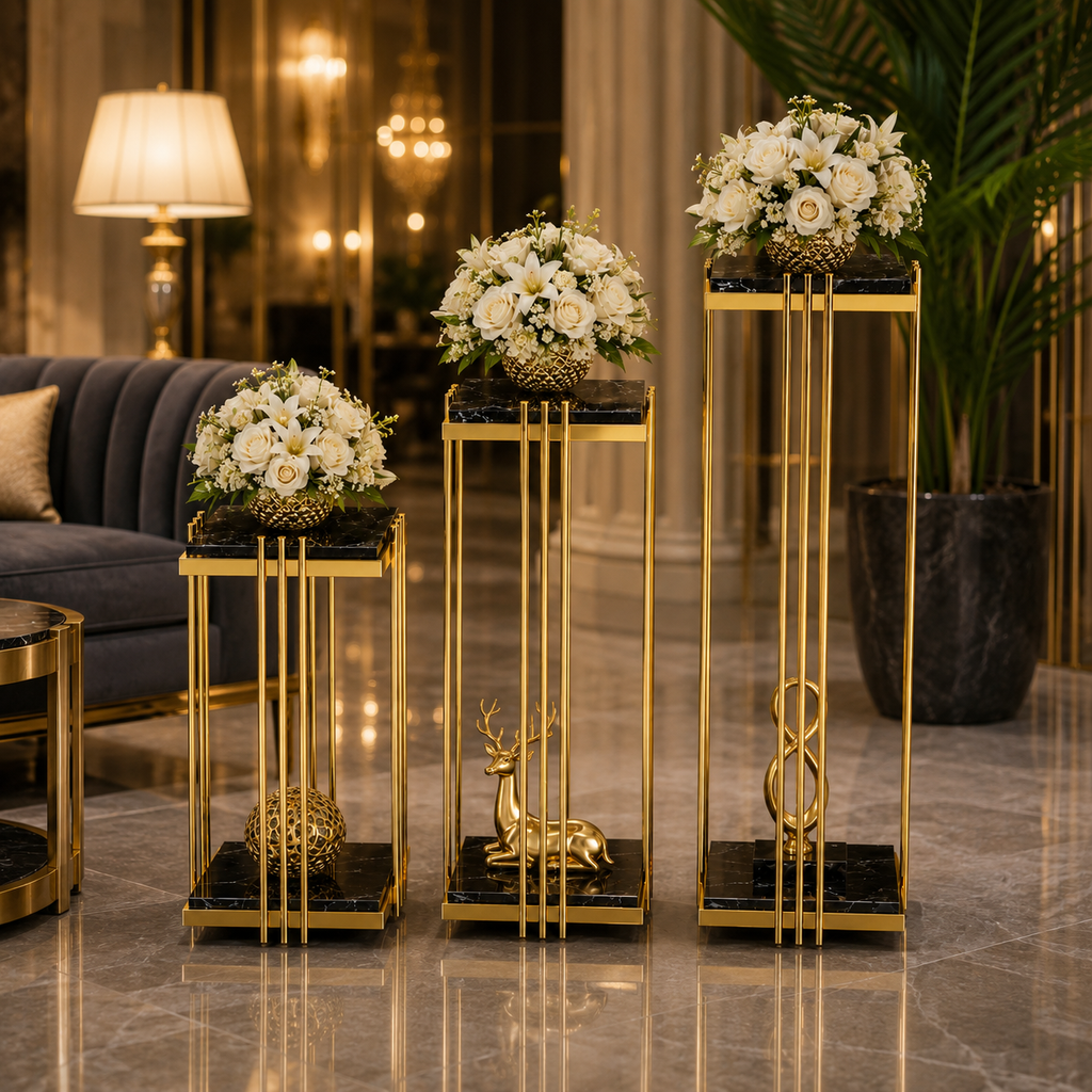 Luxury Flower Stand Deco (Set of 3)