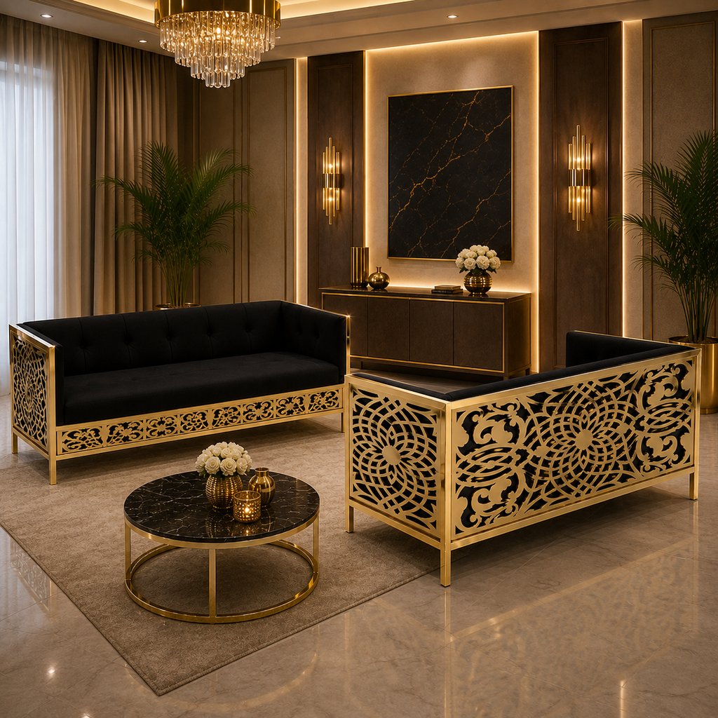 Arabesque Pattern Sofa