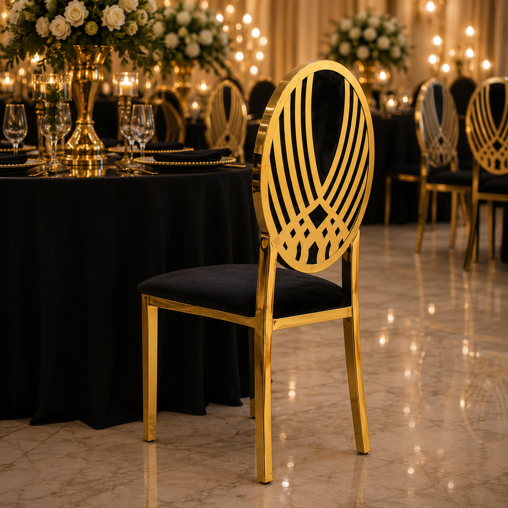 Luxury Gold Banquet Chair
