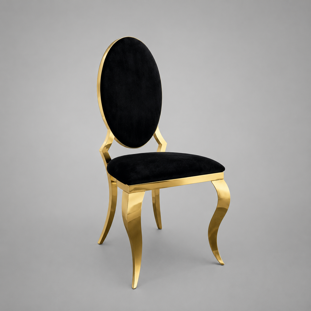 Oval-Back Dior Banquet Chair