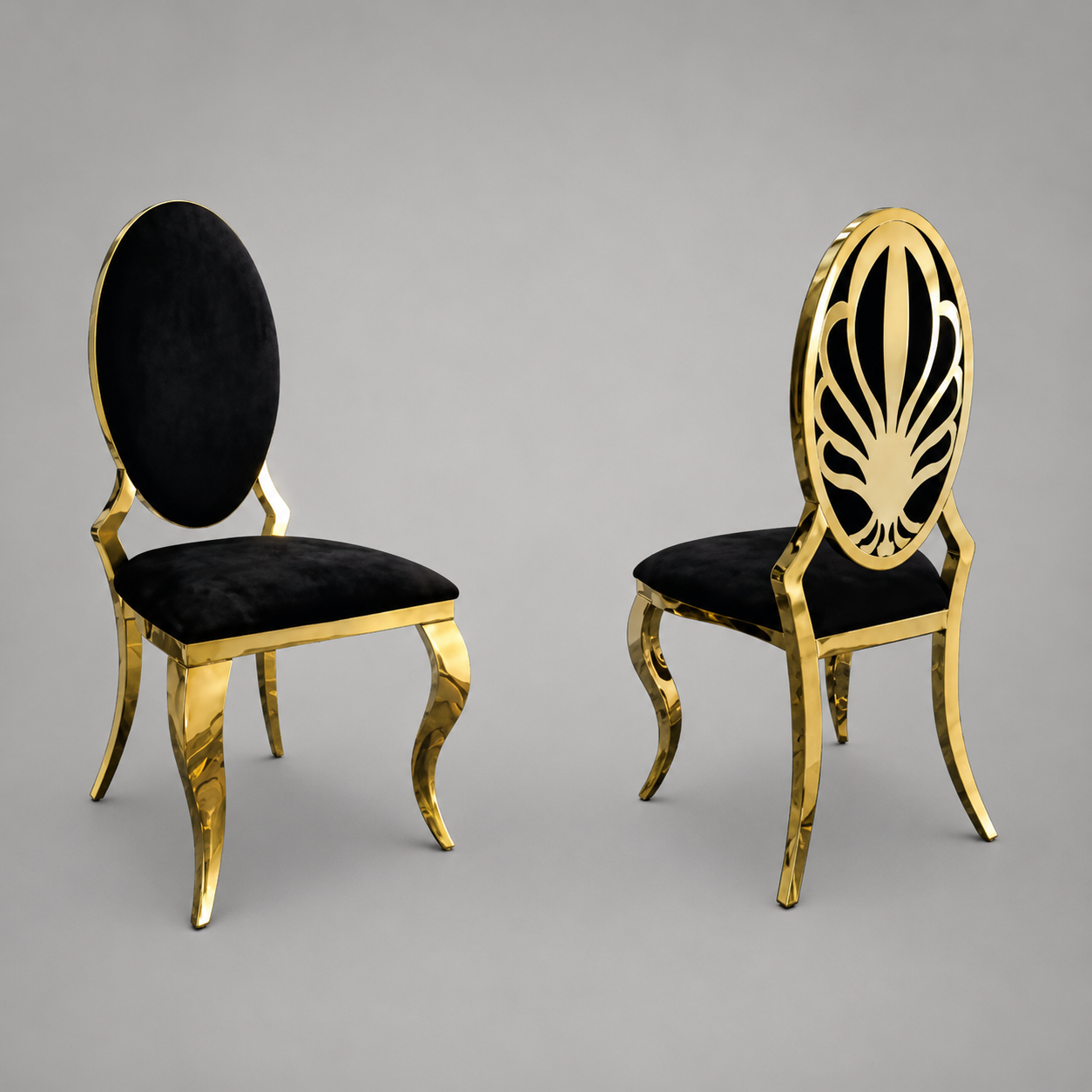 Oval-Back Dior Banquet Chair