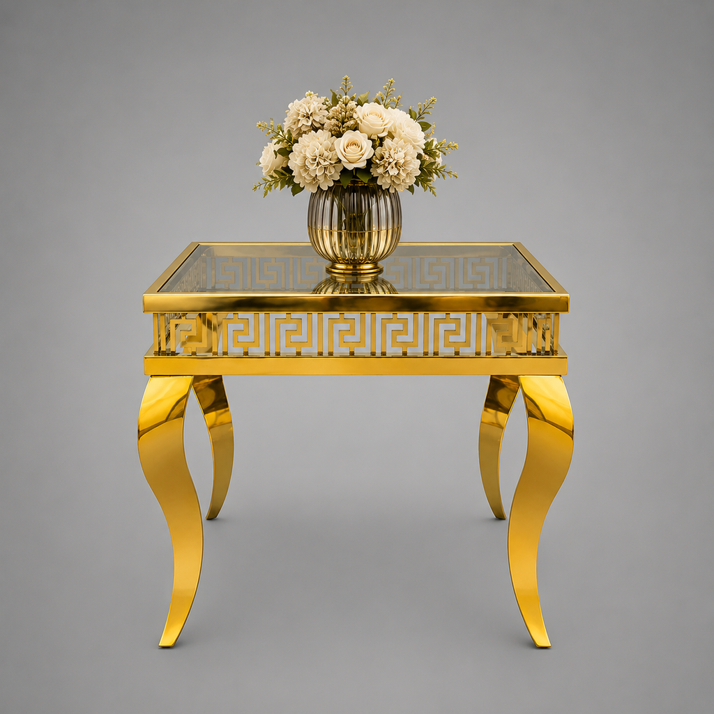 Luxury Gold Console Table