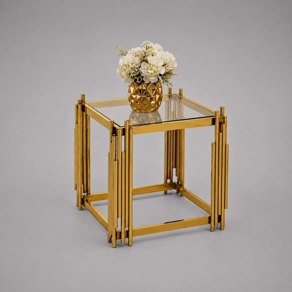 Luxury Gold Side Table