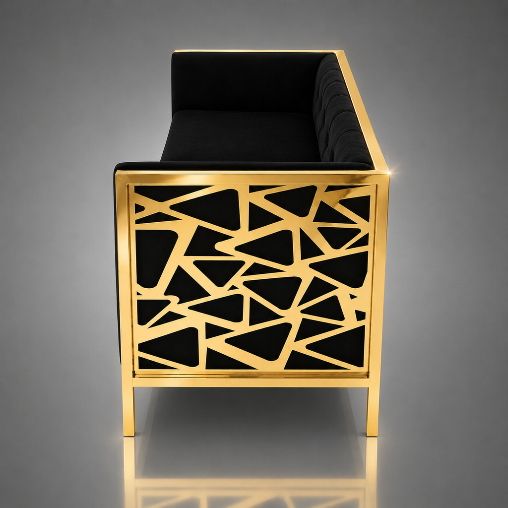 Abstract Triangle Pattern Sofa