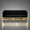 Abstract Triangle Pattern Sofa