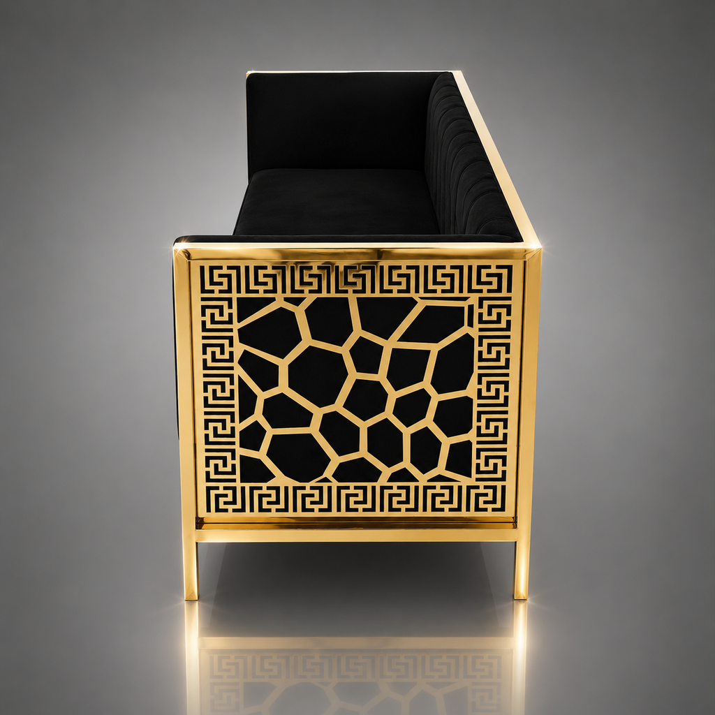 Greek Key Pattern Sofa