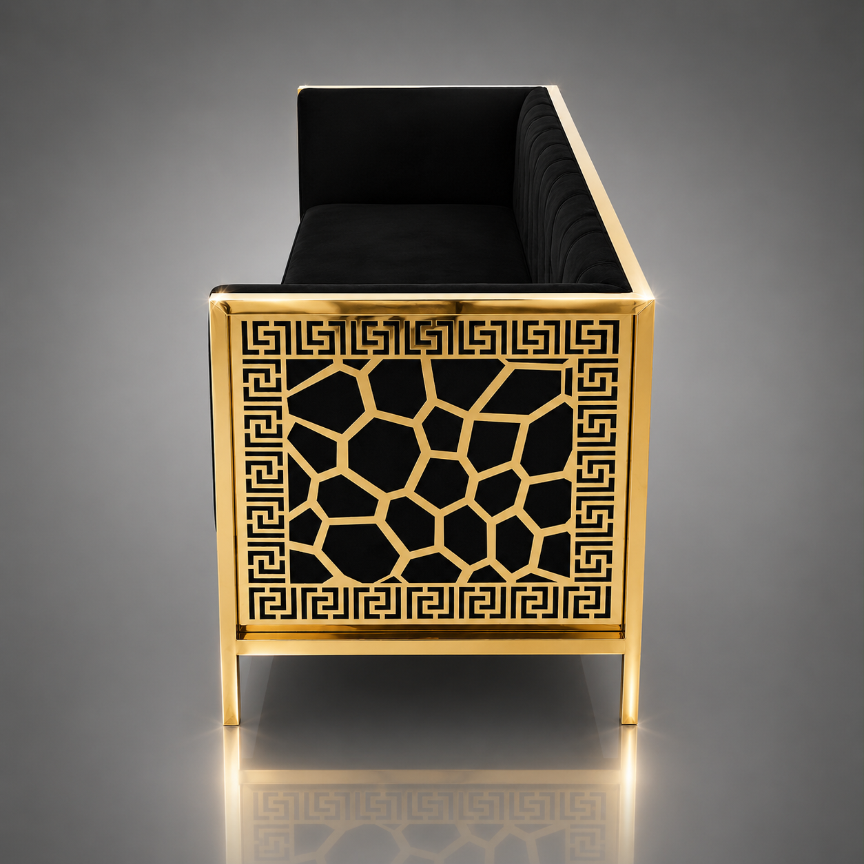 Greek Key Pattern Sofa