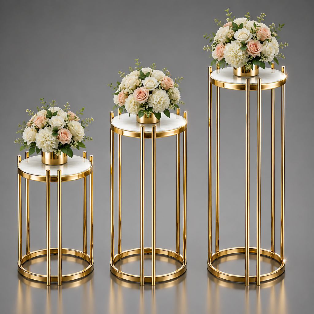 Luxury Flower Stand Deco (Set of 3)