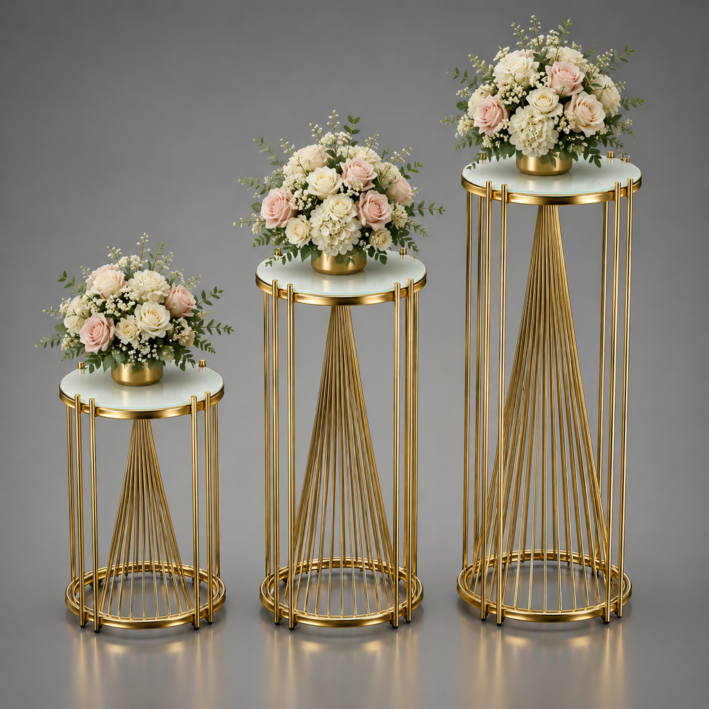Luxury Flower Stand Deco (Set of 3)