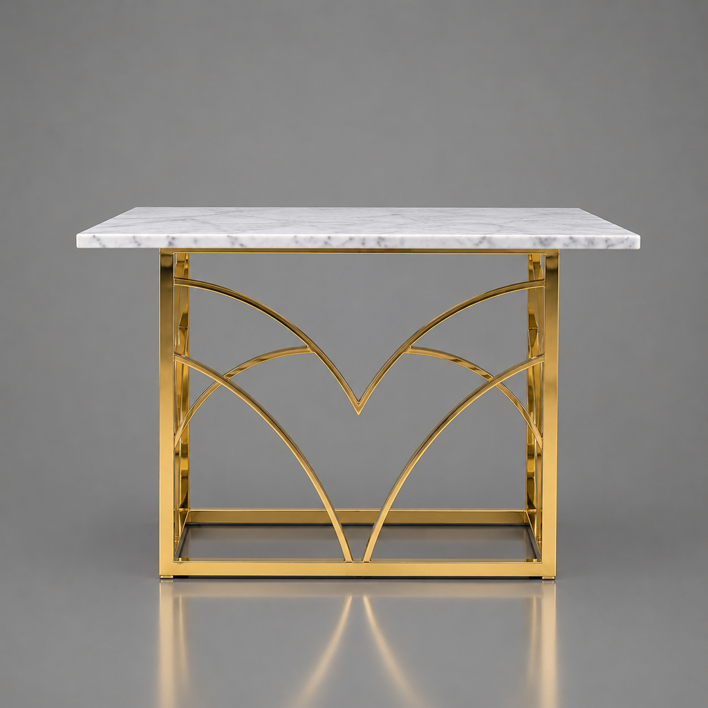 Arched Gold Table