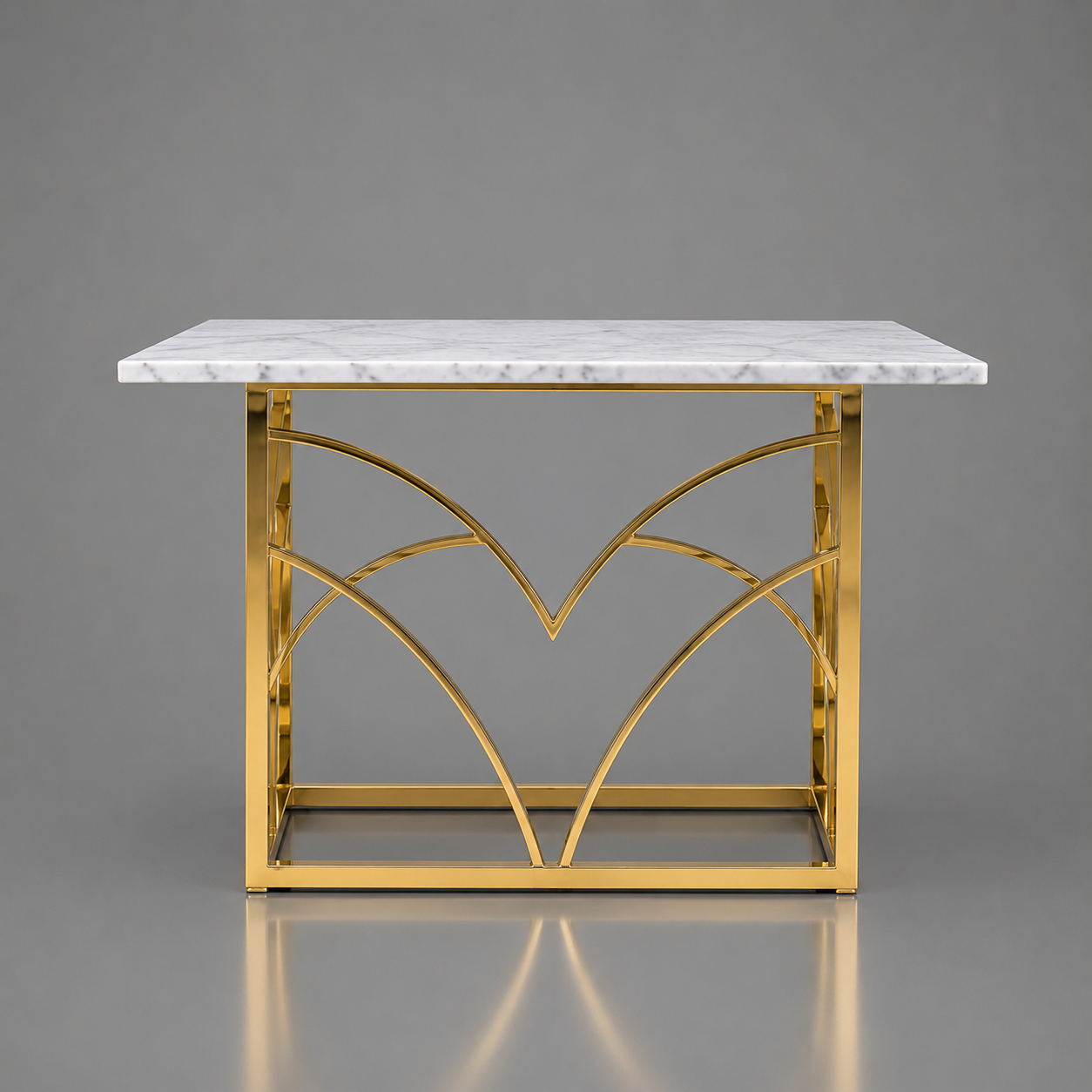 Arched Gold Table