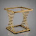 Crisscross Gold Table