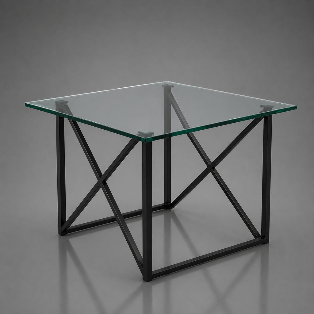 Black X Frame Table