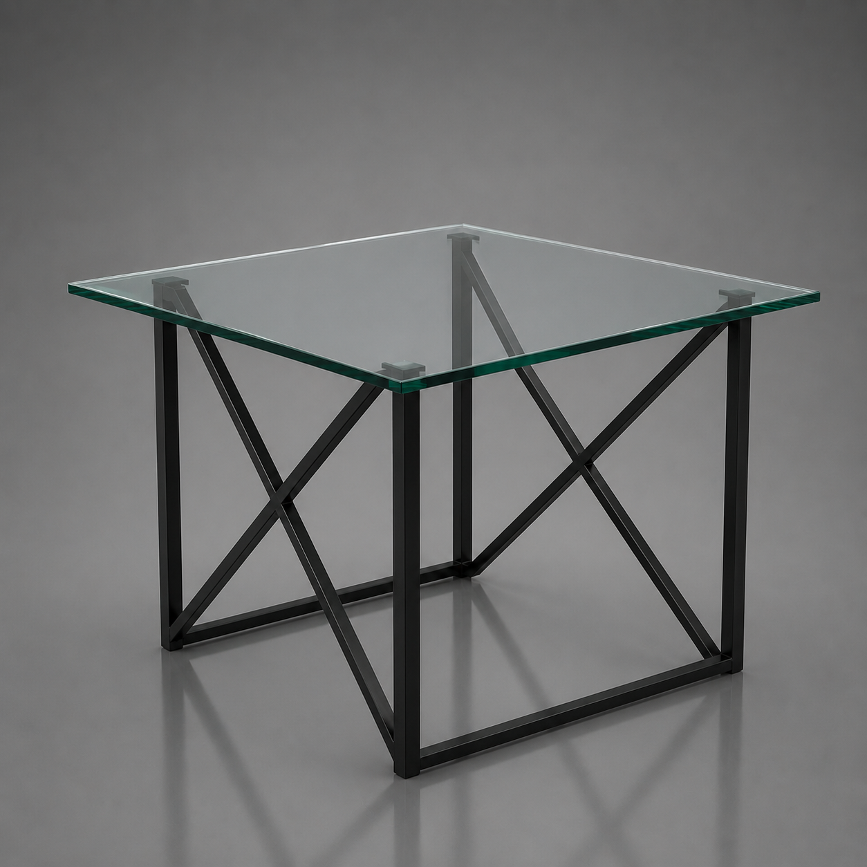 Black X Frame Table