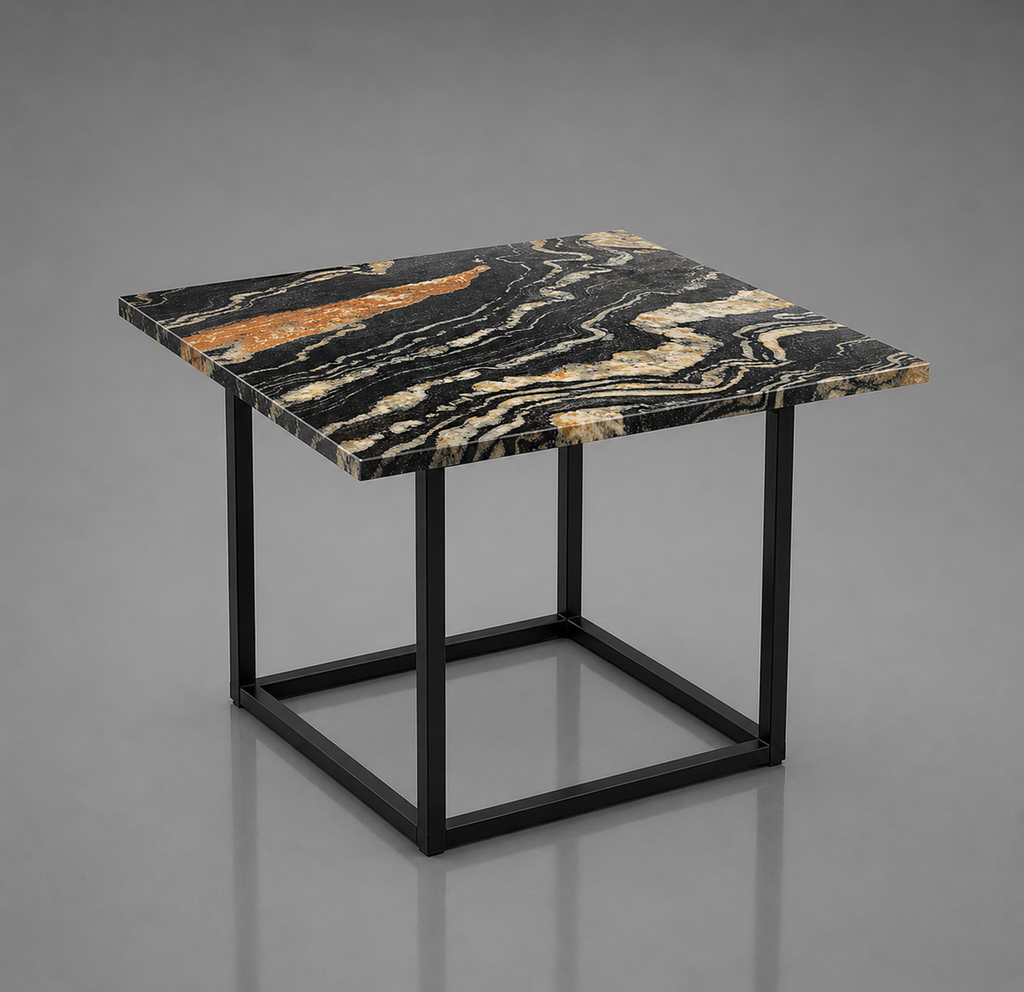 Black Cube Table