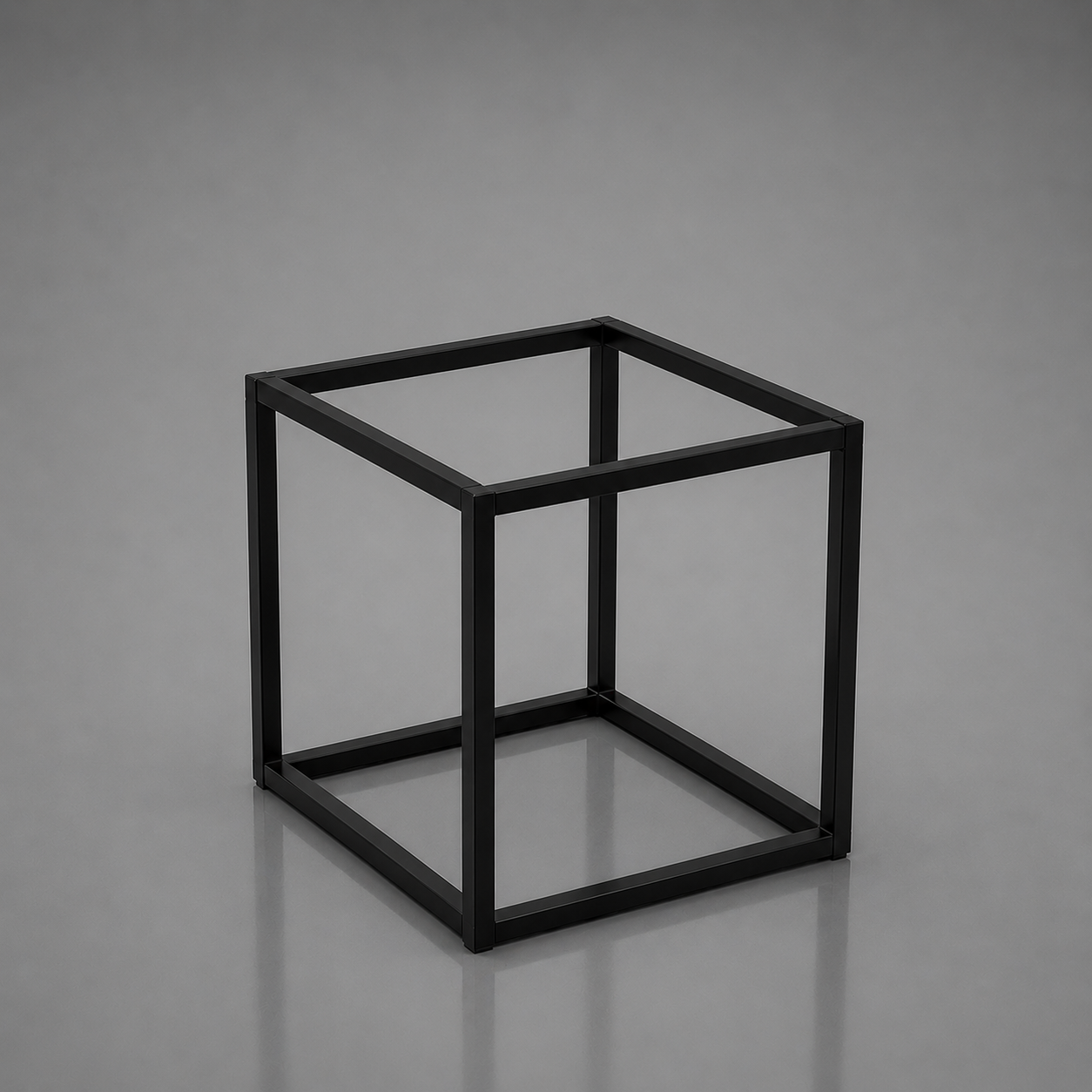 Black Cube Table