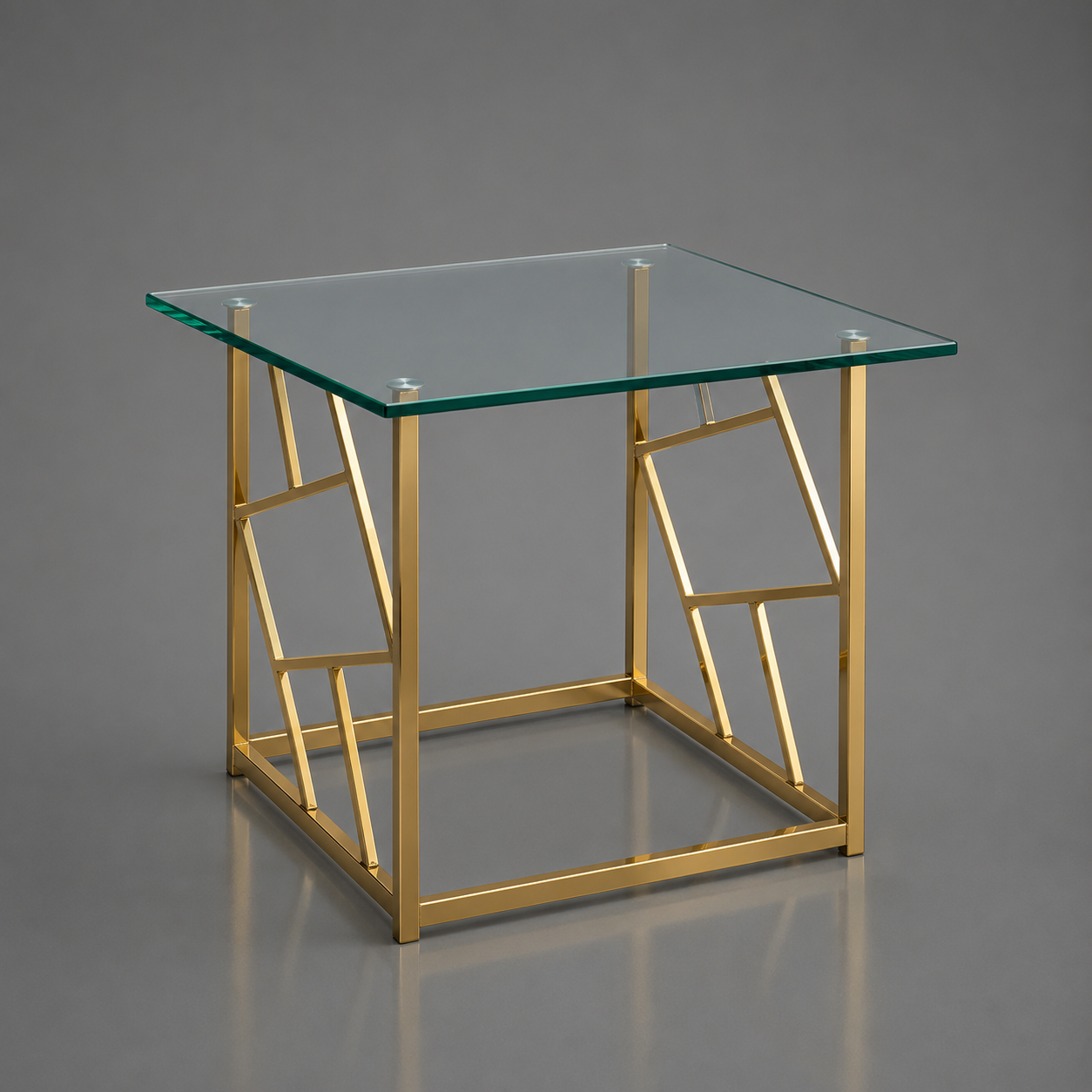 Geometric Gold Table