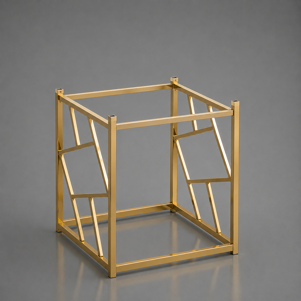 Geometric Gold Table