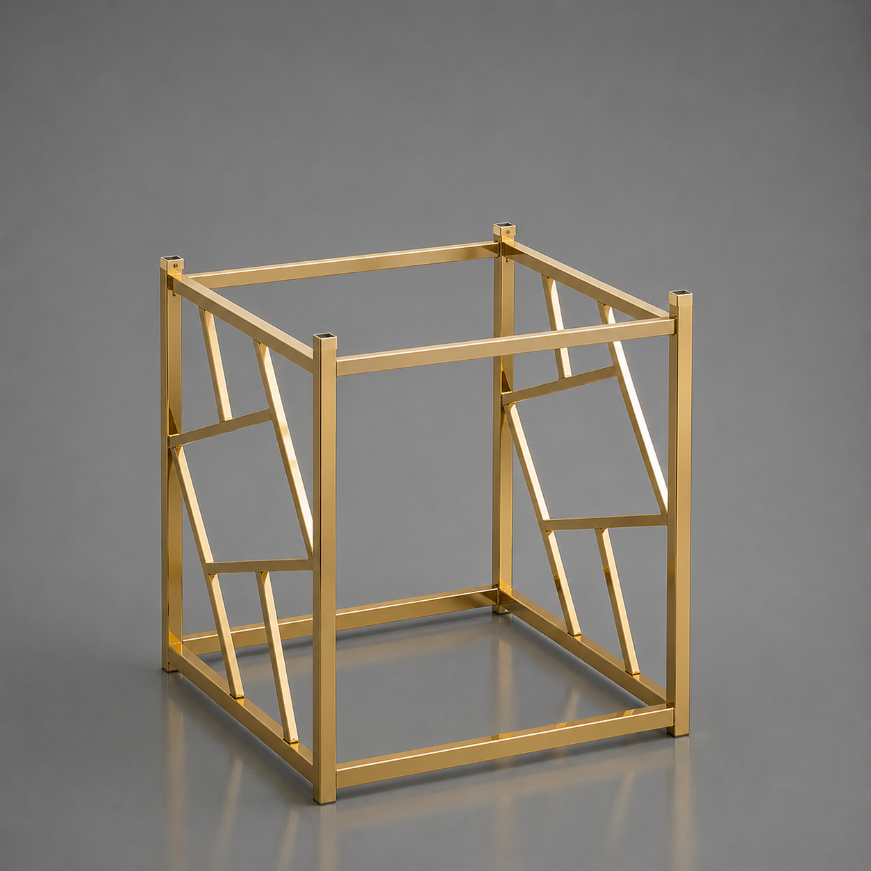 Geometric Gold Table