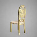 Oval-Back Dining Straight Banquet Chair