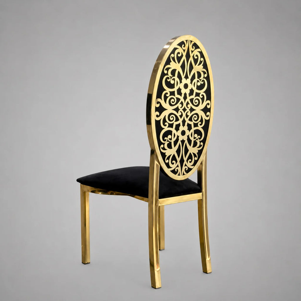 Greek Key Oval Filigree Dining Set