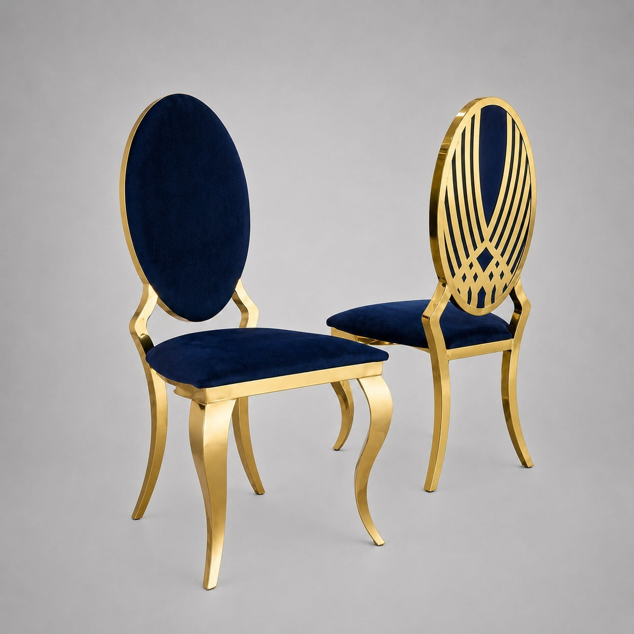Oval-Back Dior Banquet Chair
