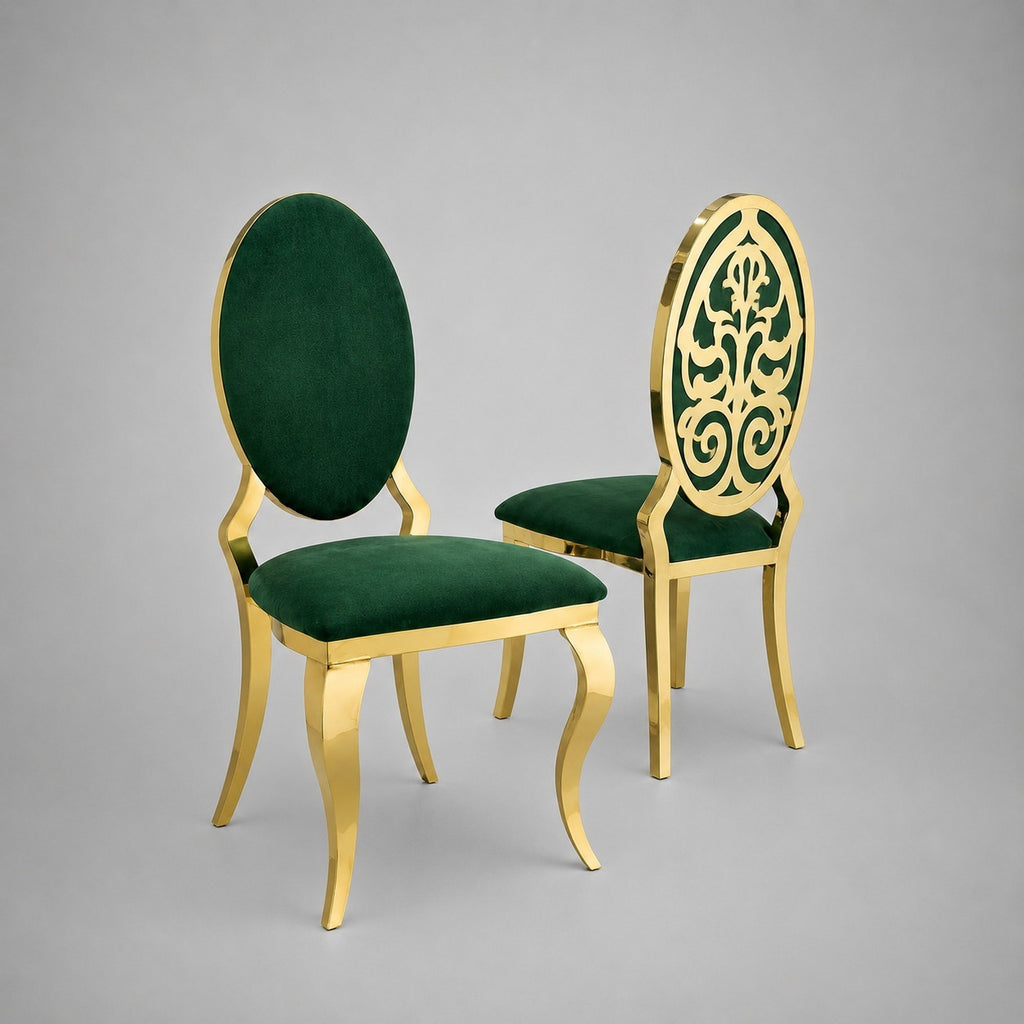 Oval-Back Dior Banquet Chair