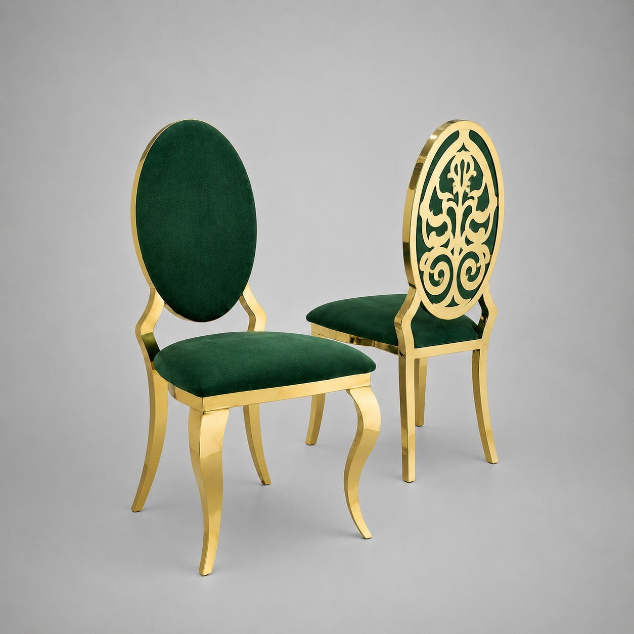 Oval-Back Dior Banquet Chair