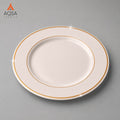 Gold Rim Dessert Plate