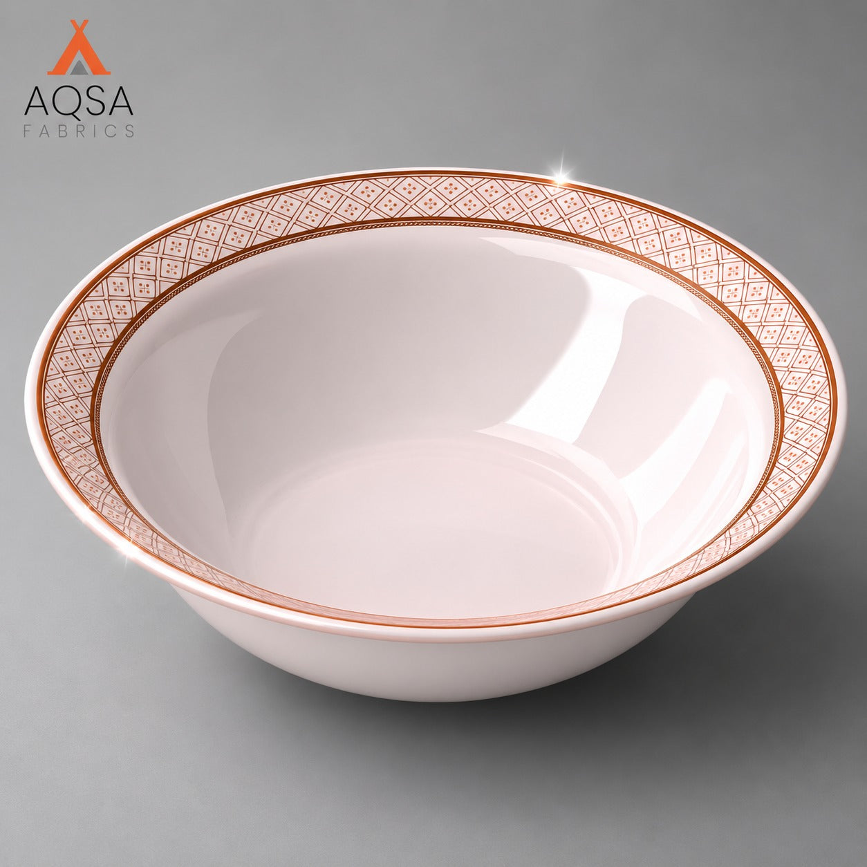 Patterned Gold Serving Bowl